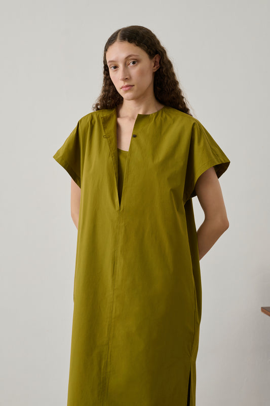 Robe Ianni - Vert Olive - Coton - Femme