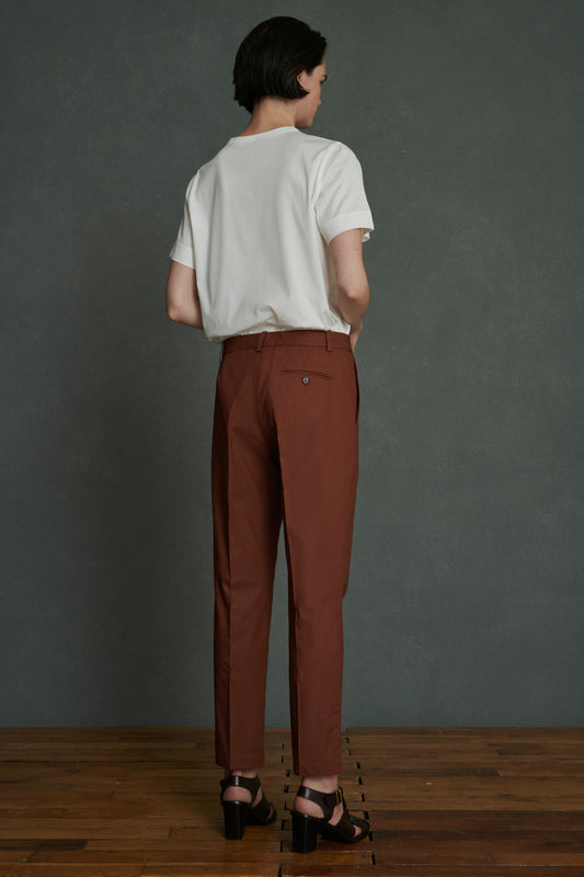 Pantalon Adele - Terre Battue - Coton - Femme