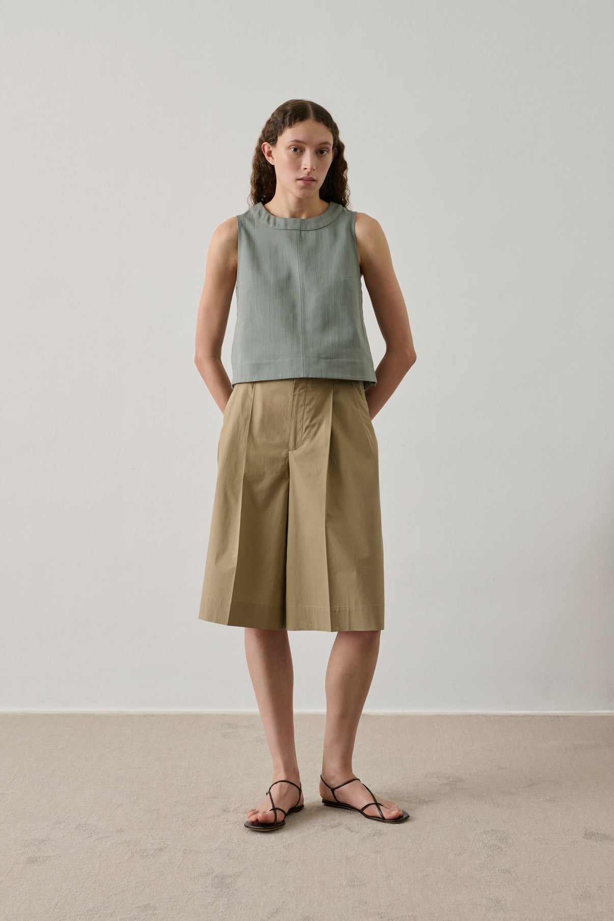 Top Pampa - Vert D'Eau - Coton - Femme vue 4